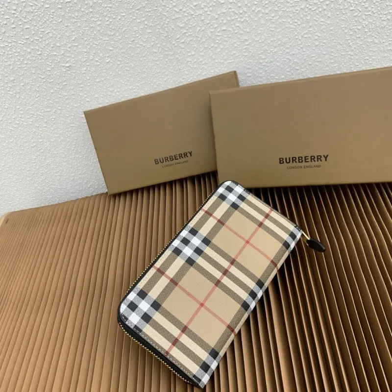 Alternative view of Burberry Vintage Check Zip Around Wallet