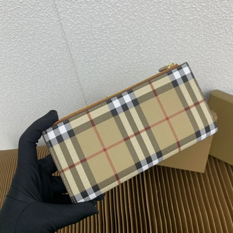 Alternative view of Burberry Vintage Check Zip Wallet