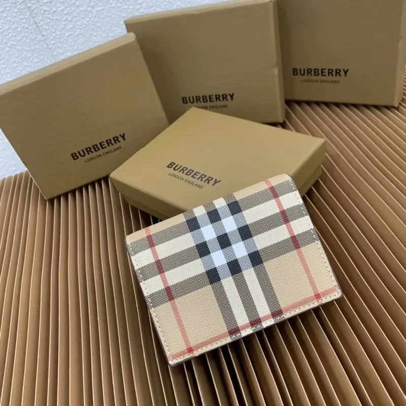 Burberry Vintage Check Compact Wallet - Image 3