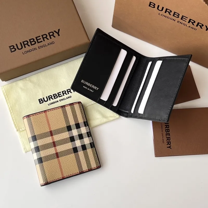 Burberry Signature Check Bifold Wallet