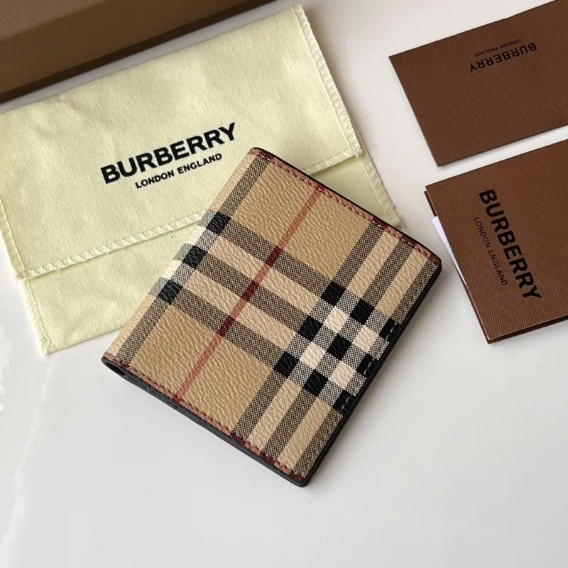 Burberry Signature Check Bifold Wallet - Image 3