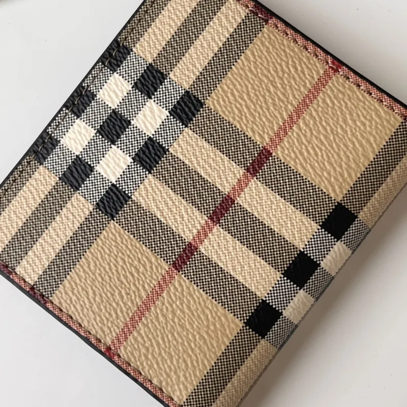 Burberry Signature Check Bifold Wallet - Image 4