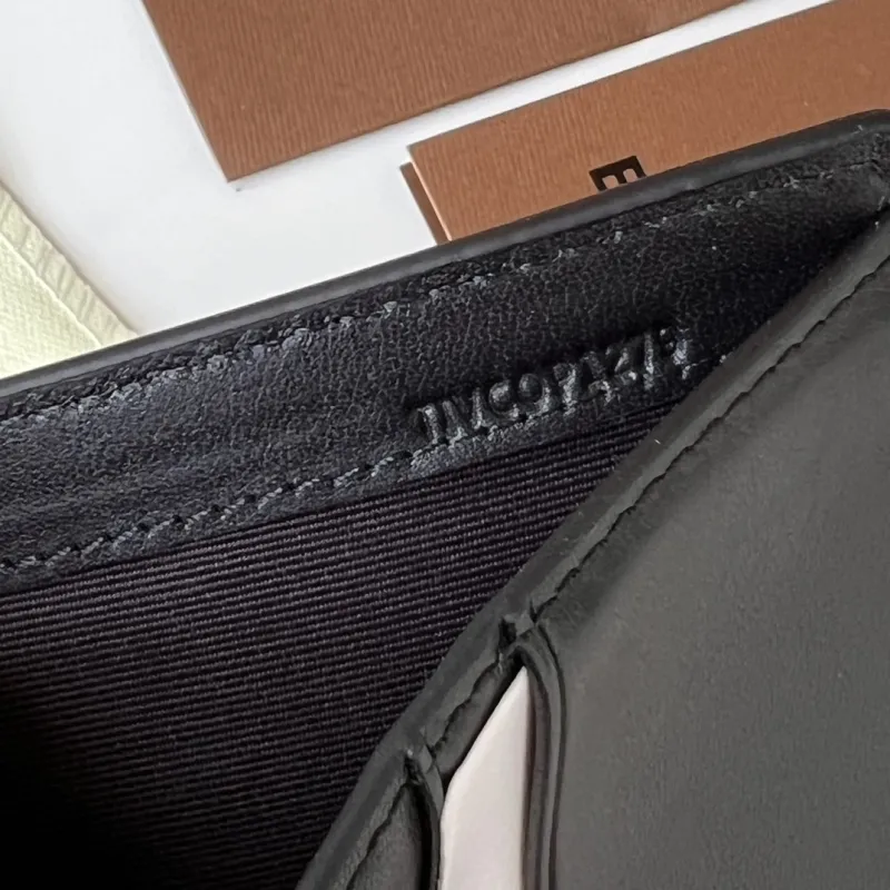Burberry Dark Blue Check Bifold Leather Wallet - Image 8