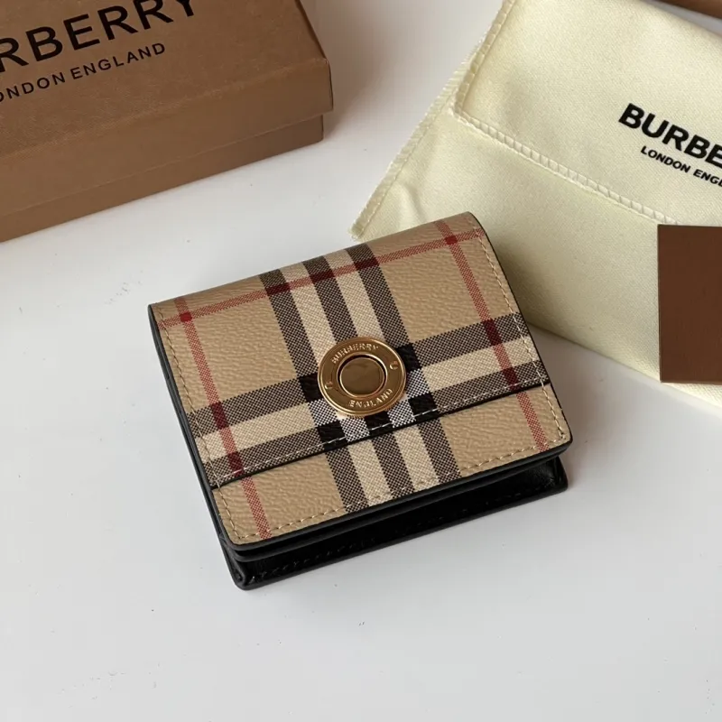 Alternative view of Burberry Vintage Check Small Bifold Wallet