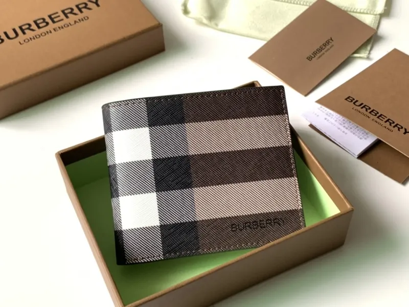 Burberry Signature Check Bifold Wallet 70