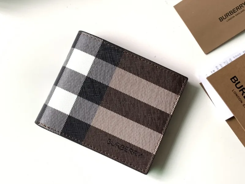 Alternative view of Burberry Signature Check Bifold Wallet 70