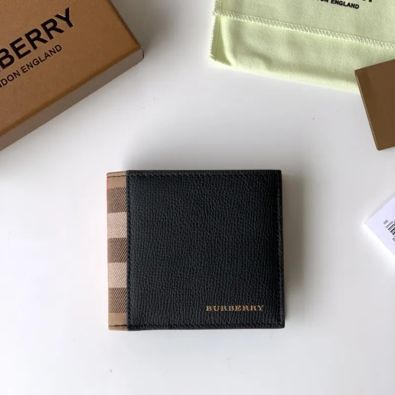 Alternative view of Burberry Black Leather Bifold Wallet