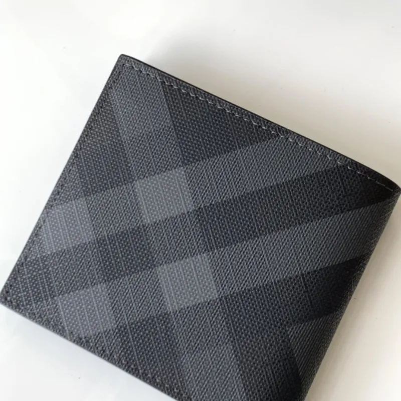 Burberry Dark Gray Bifold Wallet 77 - Image 5
