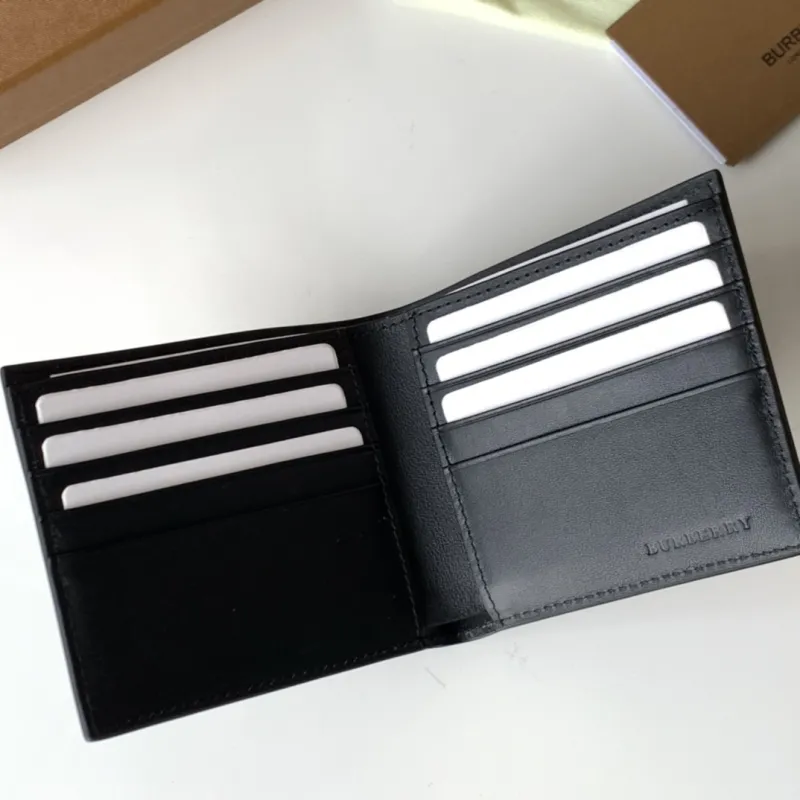 Burberry Dark Gray Bifold Wallet 77 - Image 7