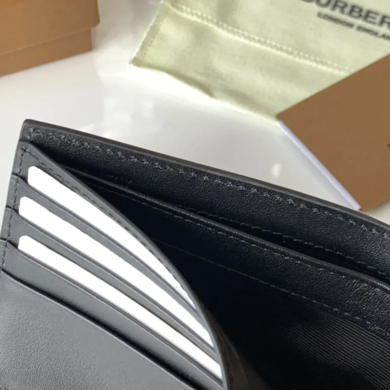 Burberry Dark Gray Bifold Wallet 77 - Image 8