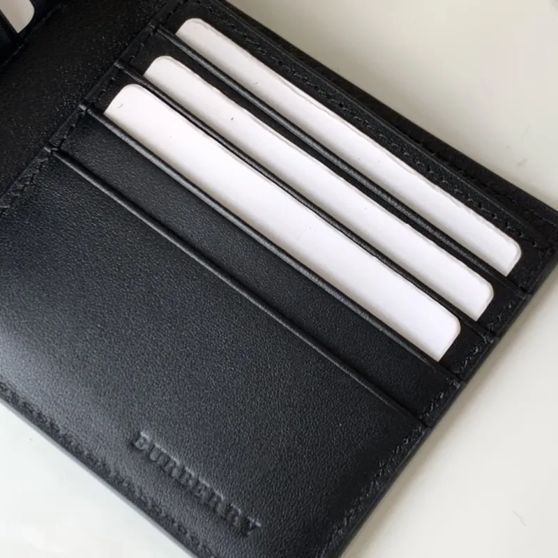 Burberry Dark Gray Bifold Wallet 77 - Image 9