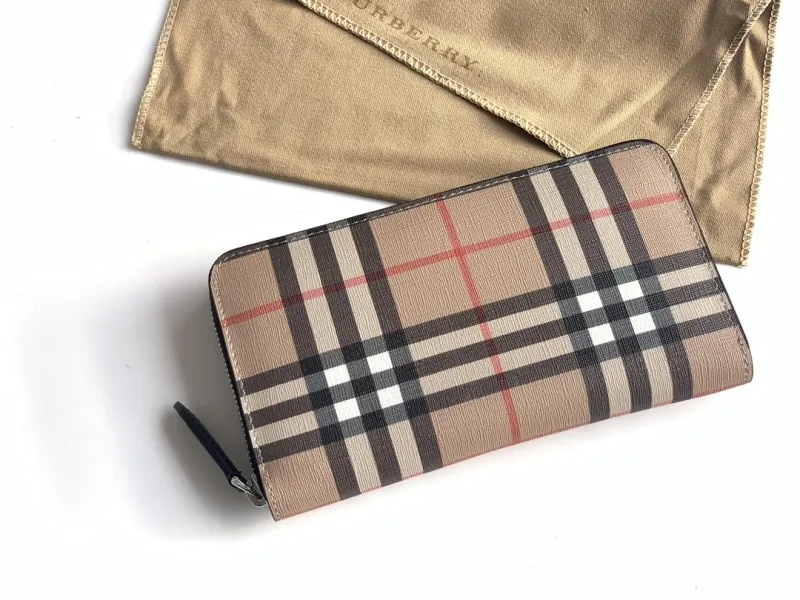 Alternative view of Burberry Classic Check Zip Around Wallet