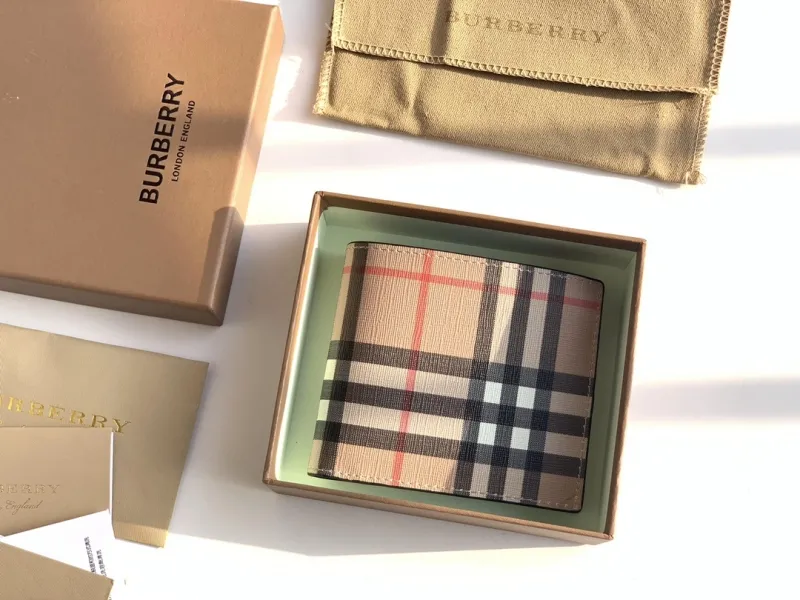 Burberry Signature Check Bifold Wallet