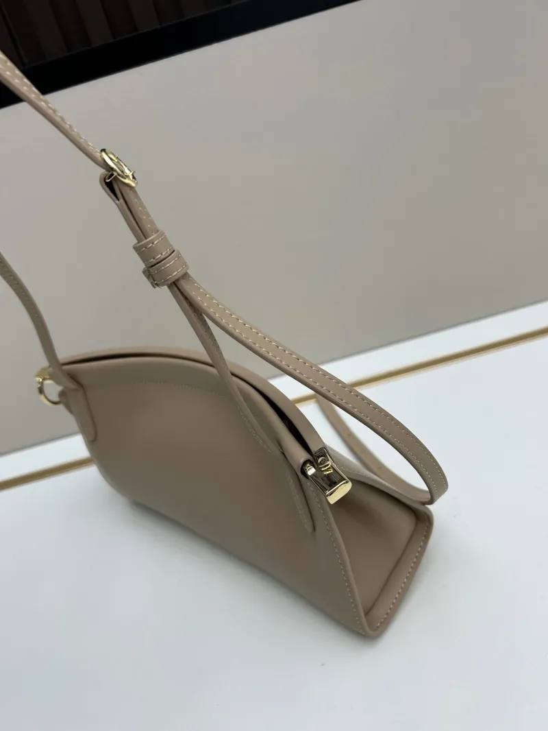 ALAIA Beige Top Handle Crossbody Bag - Image 4