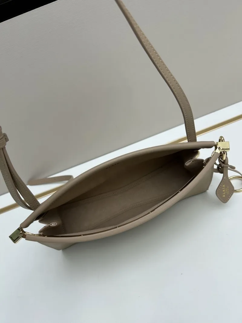 ALAIA Beige Top Handle Crossbody Bag - Image 7