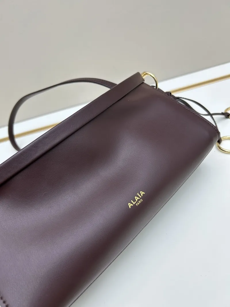 ALAIA Brown Leather Crossbody Bag - Image 4