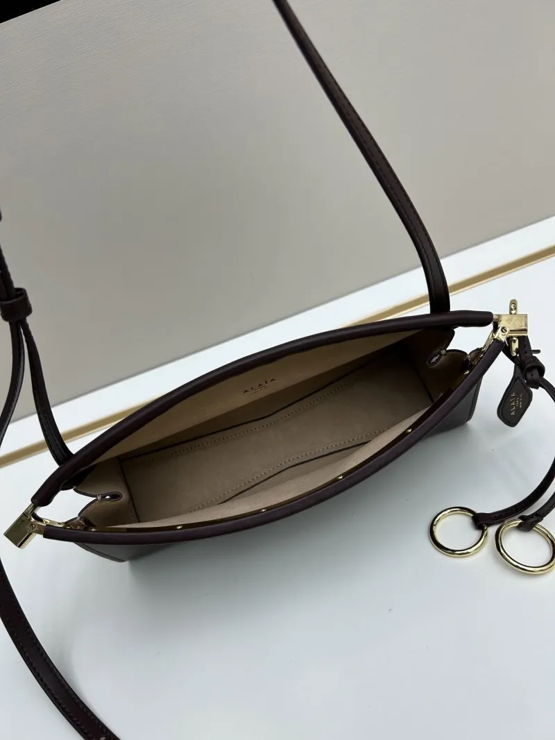 ALAIA Brown Leather Crossbody Bag - Image 7