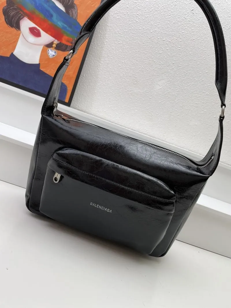 Balenciaga Black Shoulder Bag 9005 29cm - Image 3