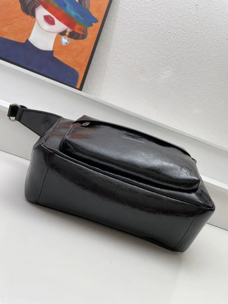Balenciaga Black Shoulder Bag 9005 29cm - Image 7