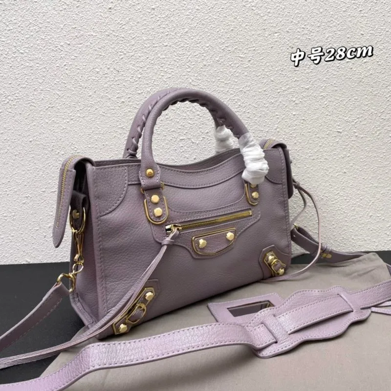 Balenciaga Medium Lavender Classic City Handbag - Image 3