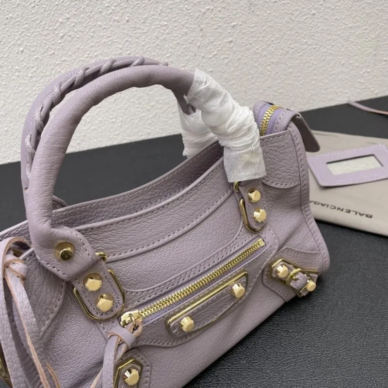 Balenciaga Medium Lavender Classic City Handbag - Image 5