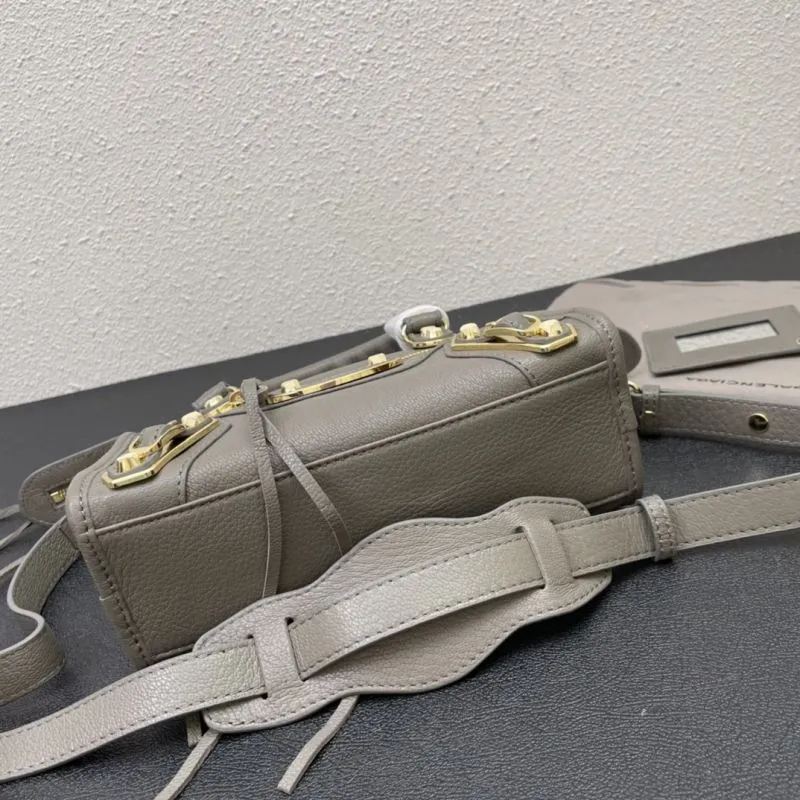 Balenciaga Classic City Medium Gray Leather Handbag Medium Size - Image 7