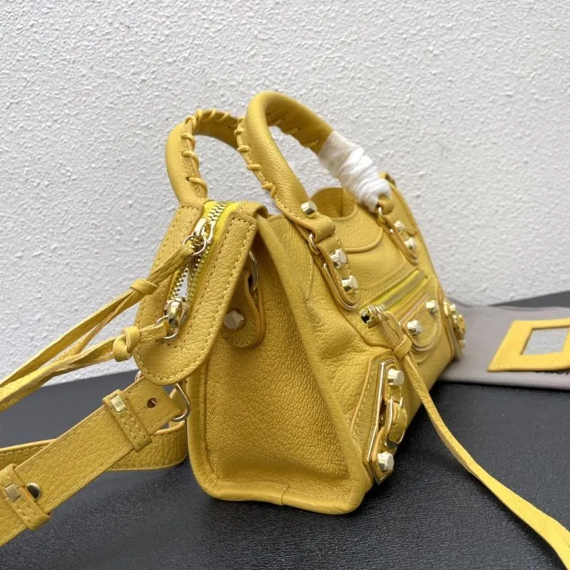 Balenciaga Yellow Medium Classic City Bag - Image 4