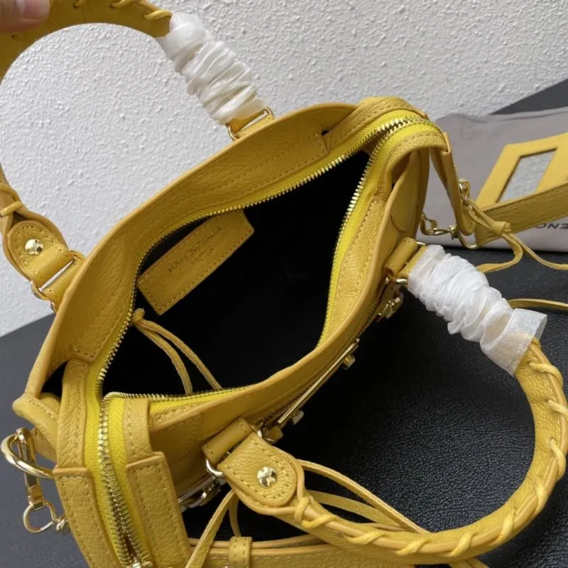 Balenciaga Yellow Medium Classic City Bag - Image 8