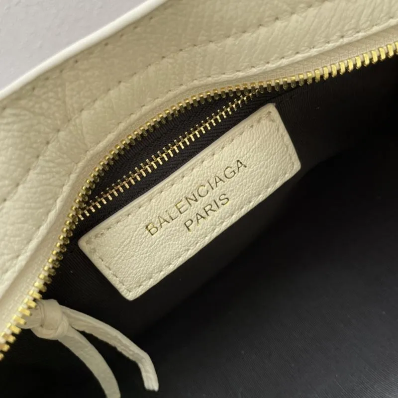 Balenciaga Small White Classic City Crossbody Bag - Image 9