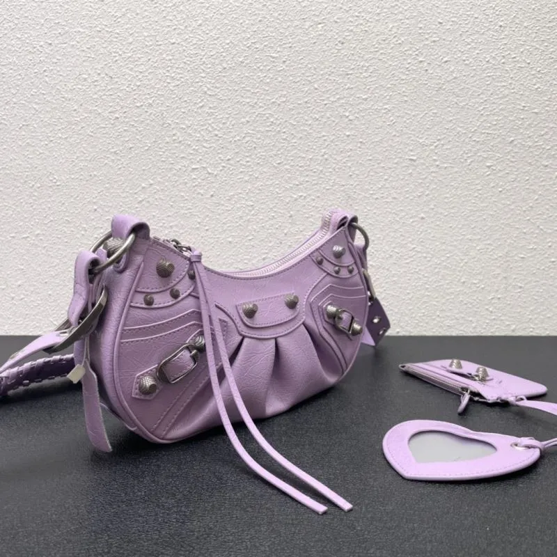 Balenciaga Lavender Classic City Shoulder Bag - Image 3