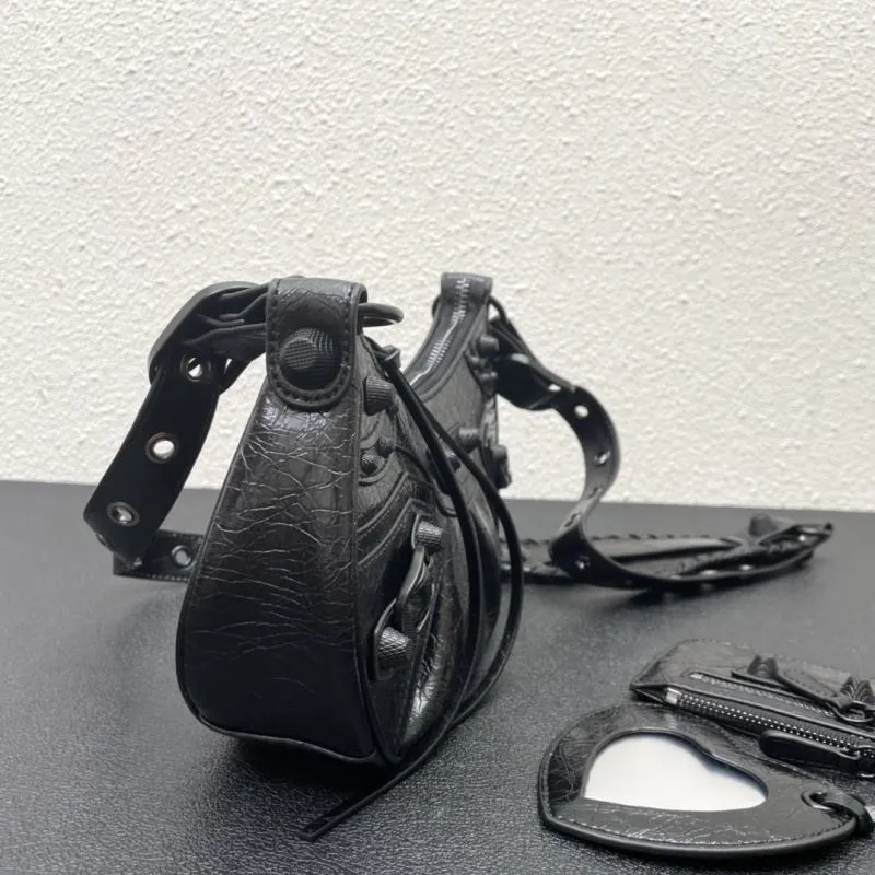 Balenciaga Classic City Black Crossbody Bag - Image 5