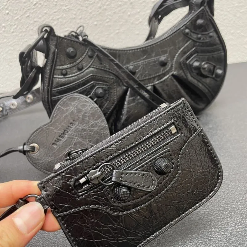 Balenciaga Classic City Black Crossbody Bag - Image 6