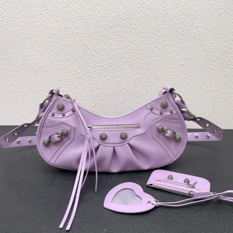Balenciaga Lavender Classic City Shoulder Bag 42