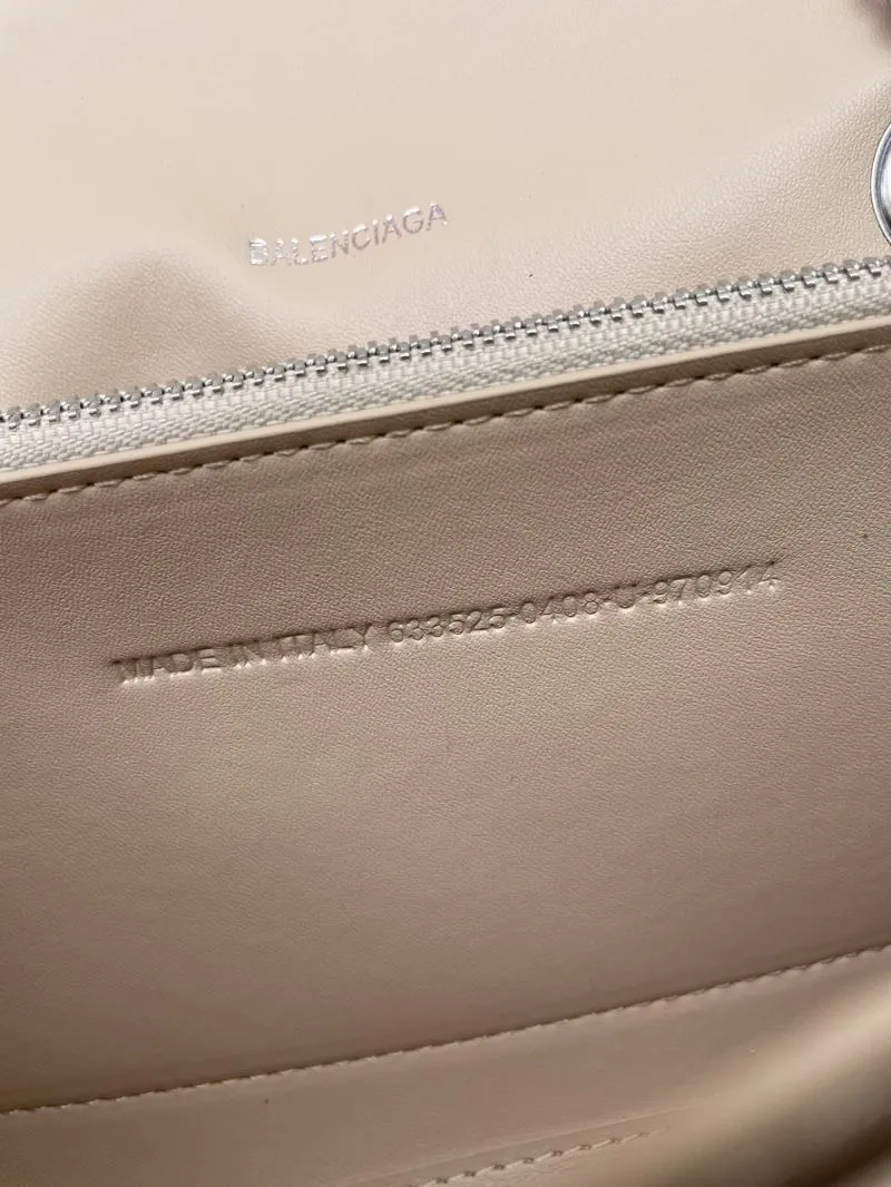 Balenciaga Beige Hourglass Chain Shoulder Bag 8911 - Image 9