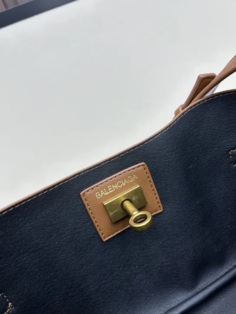 Balenciaga Brown Satchel Bag 6075 - Image 8