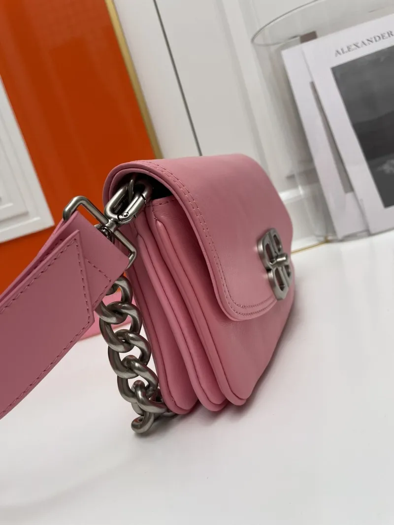 Balenciaga Pink Small Satchel Bag 9015 - Image 3