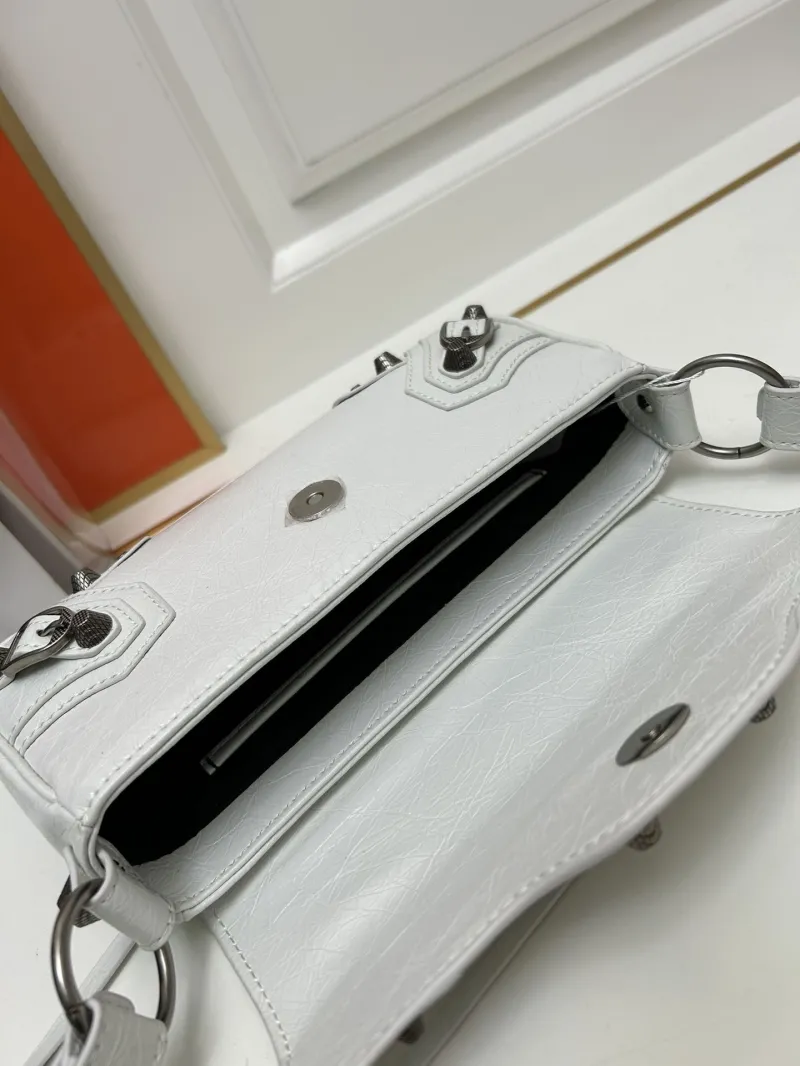 Balenciaga White Satchel Bag 9020 Small Large - Image 7