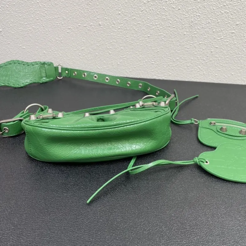 Balenciaga Green 8085 26cm Satchel Bag - Image 7