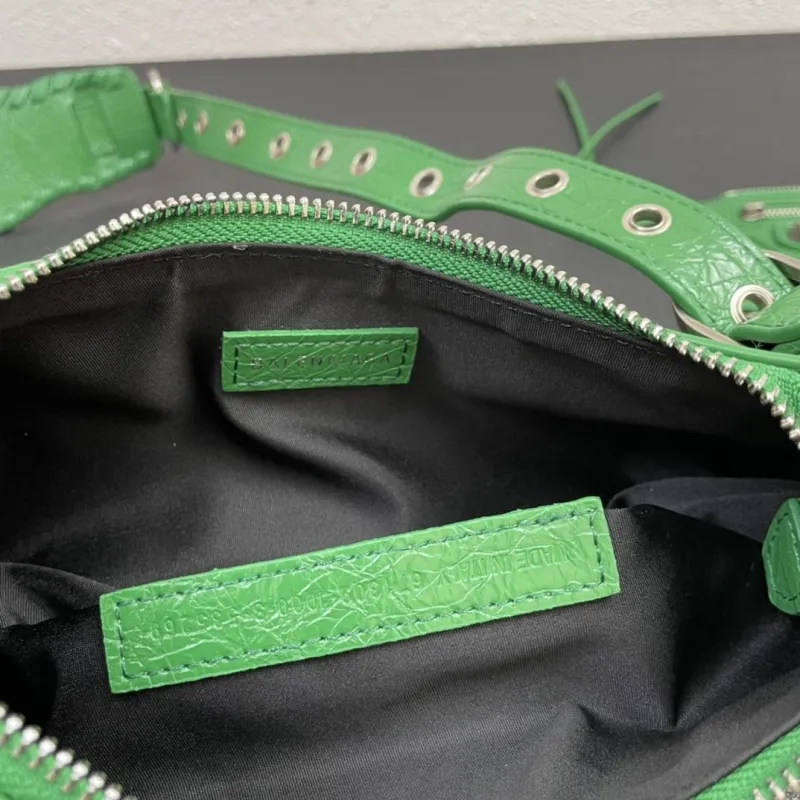Balenciaga Green 8085 26cm Satchel Bag - Image 9