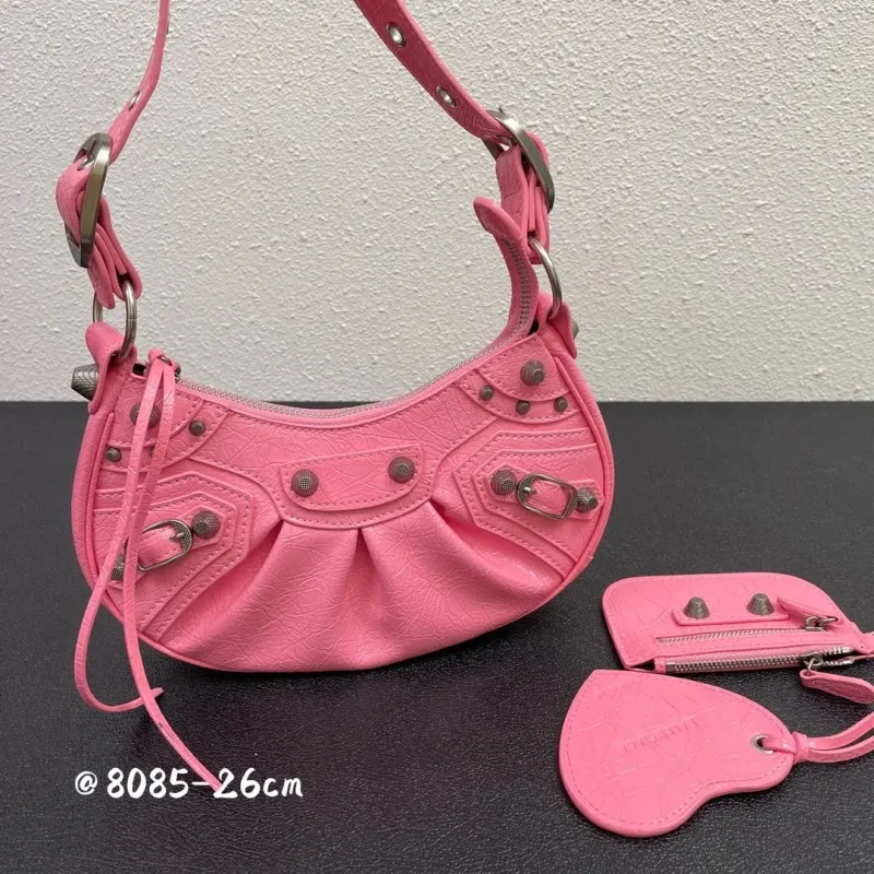 Balenciaga Pink Mini Shoulder Bag 8085 - Image 3