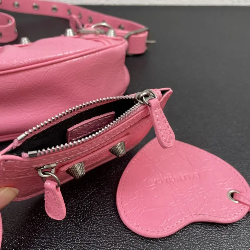 Balenciaga Pink Mini Shoulder Bag 8085 - Image 6