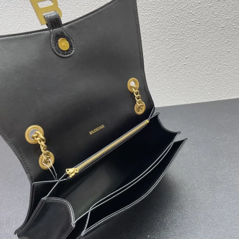 Balenciaga Black Leather Satchel Bag 8915 31cm - Image 7