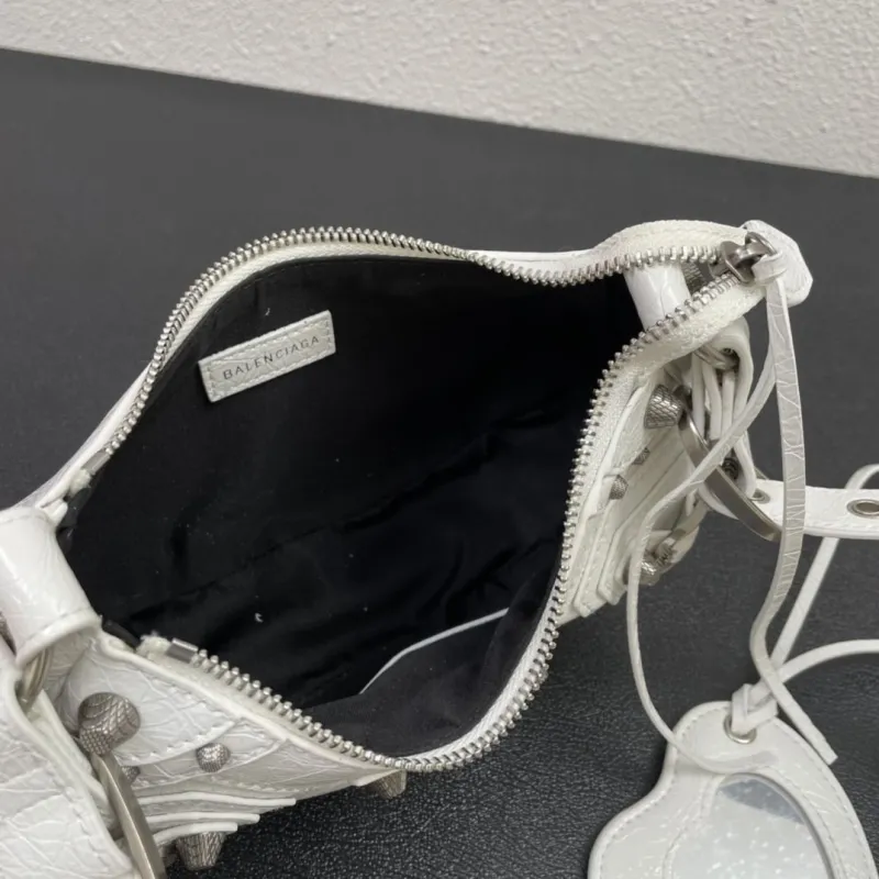 Balenciaga White Mini Satchel Bag 8085 - Image 8