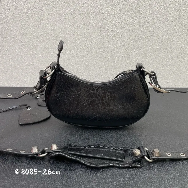 Alternative view of Balenciaga Black Small Shoulder Bag 8085-26cm