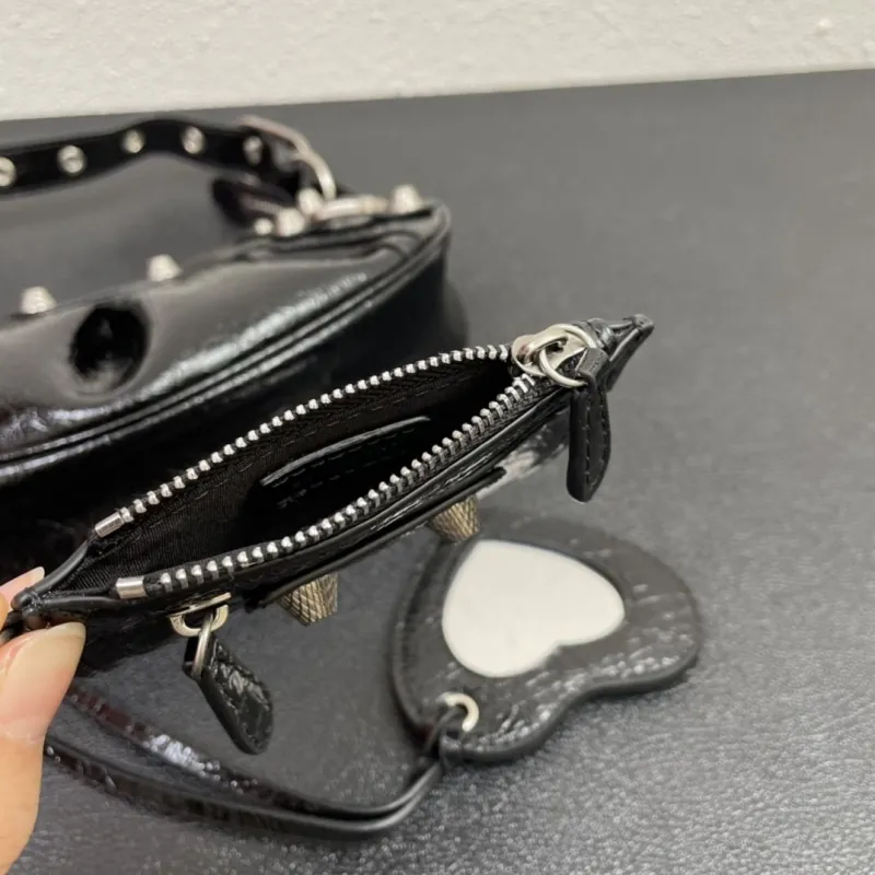 Balenciaga Black Small Shoulder Bag 8085-26cm - Image 6