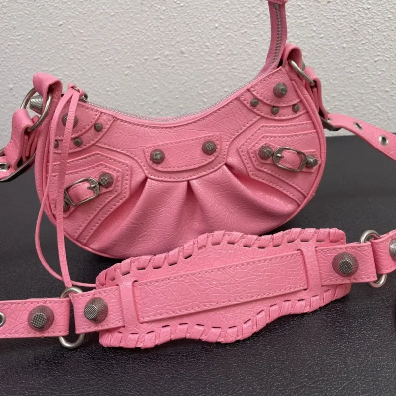 Balenciaga Pink Mini Shoulder Satchel Bag - Image 5