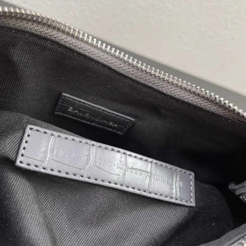 Balenciaga Gray Crocodile Satchel Bag 8081 Size 26cm - Image 9