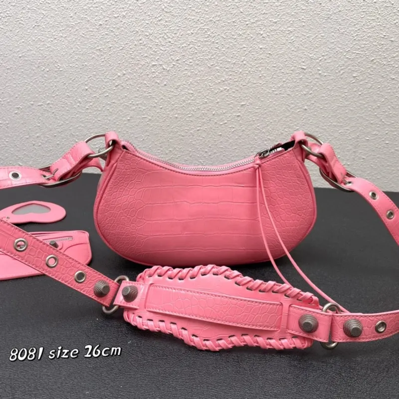 Alternative view of Balenciaga Pink Satchel Bag 8081 Size 26cm