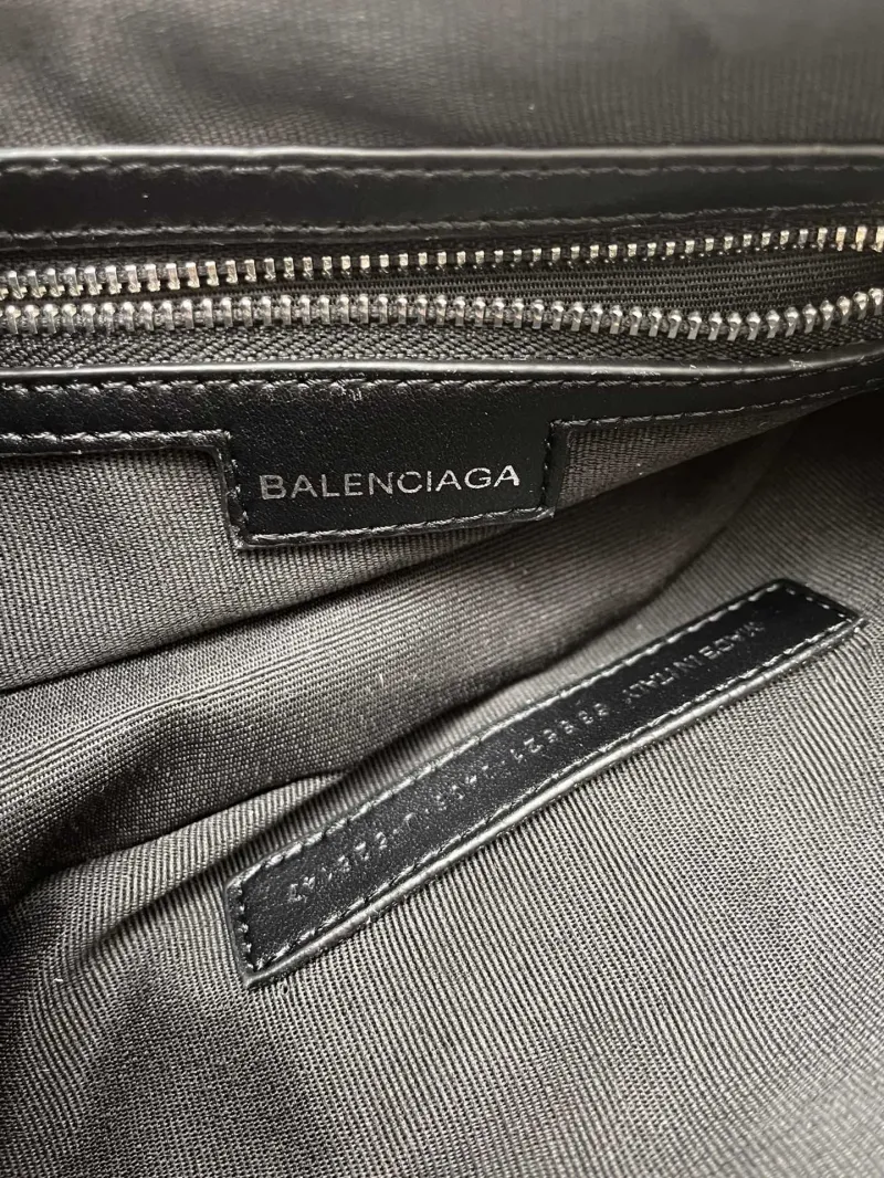 Balenciaga Denim Rhinestone Shoulder Bag 8081 Large - Image 8