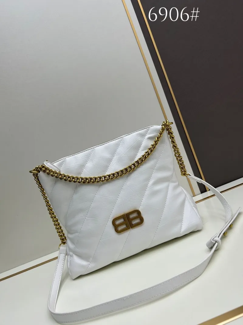 Balenciaga White Chain Shoulder Bag 6906